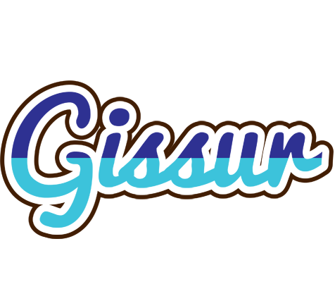 Gissur raining logo