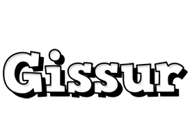 Gissur snowing logo