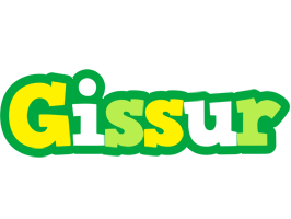 Gissur soccer logo
