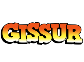 Gissur sunset logo