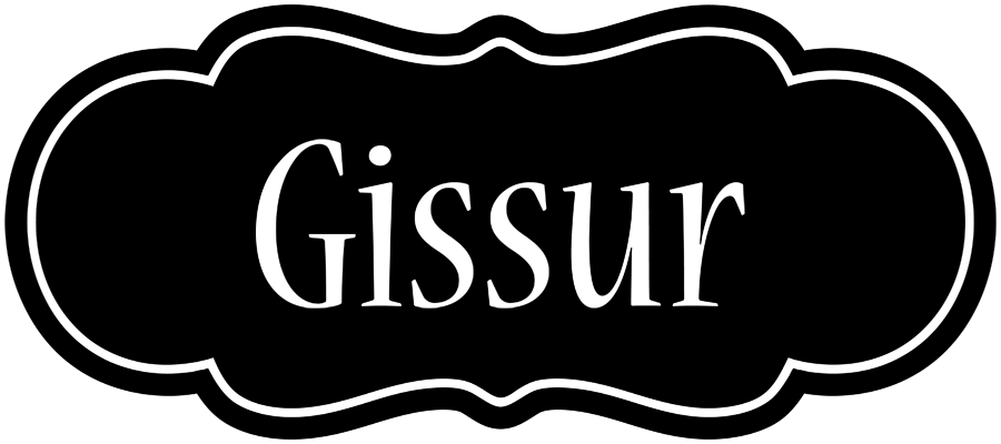 Gissur welcome logo