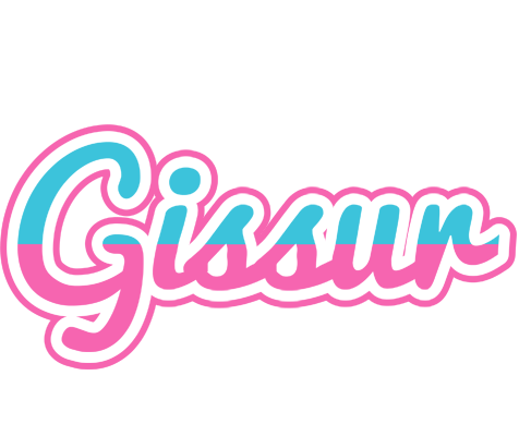 Gissur woman logo