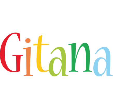 Gitana birthday logo