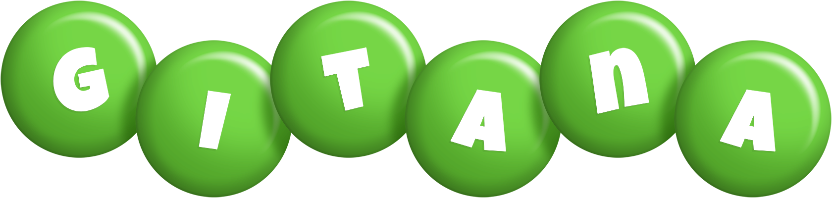 Gitana candy-green logo