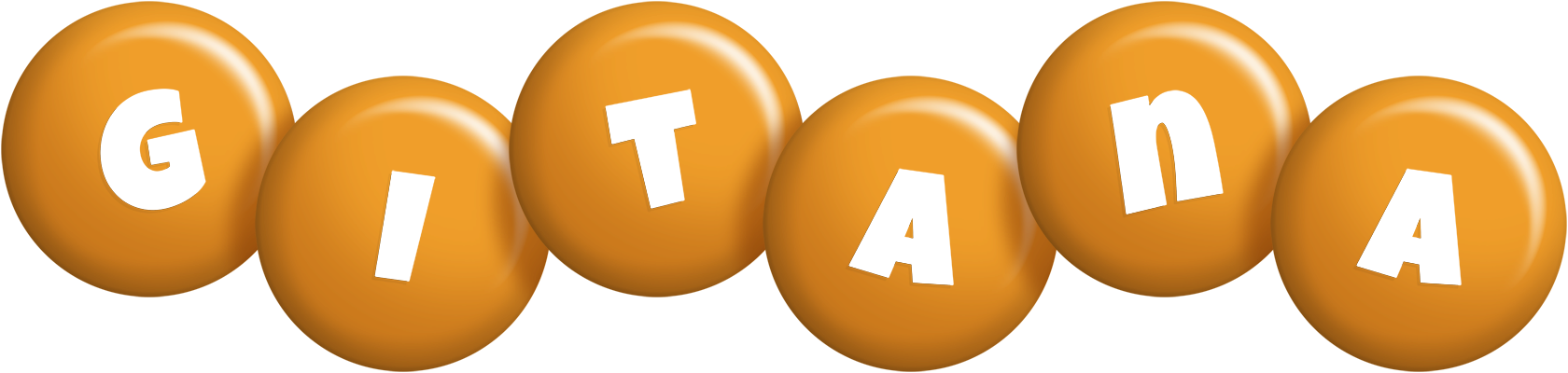Gitana candy-orange logo
