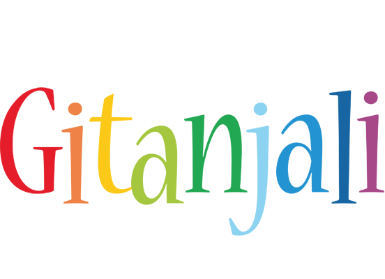 Gitanjali birthday logo