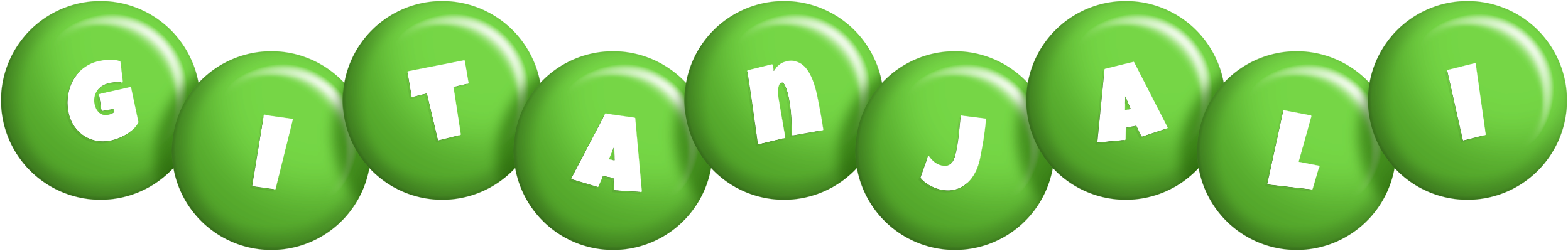 Gitanjali candy-green logo