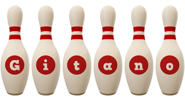 Gitano bowling-pin logo