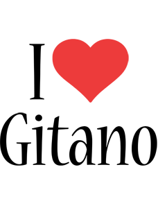 Gitano i-love logo