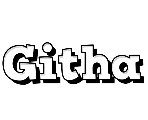Githa snowing logo