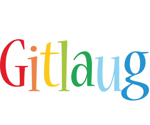 Gitlaug birthday logo