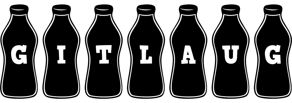 Gitlaug bottle logo