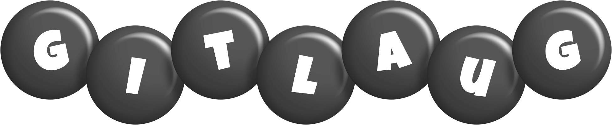 Gitlaug candy-black logo