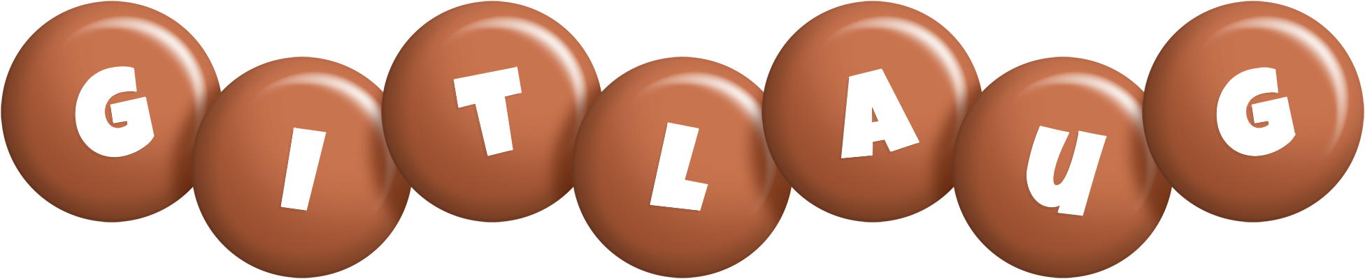 Gitlaug candy-brown logo