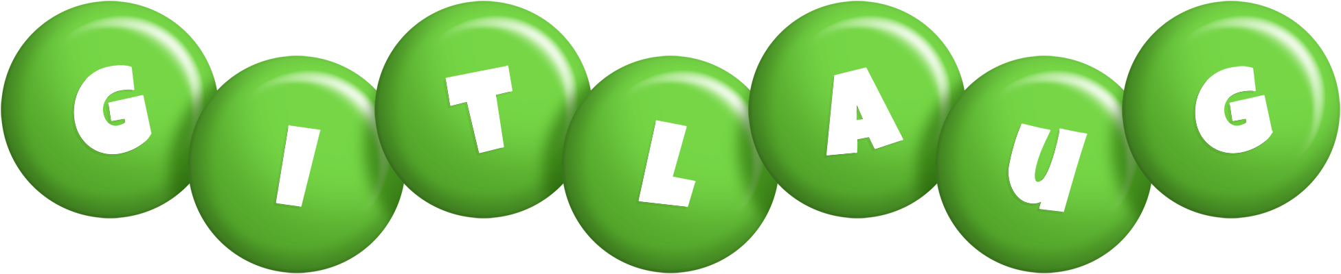 Gitlaug candy-green logo