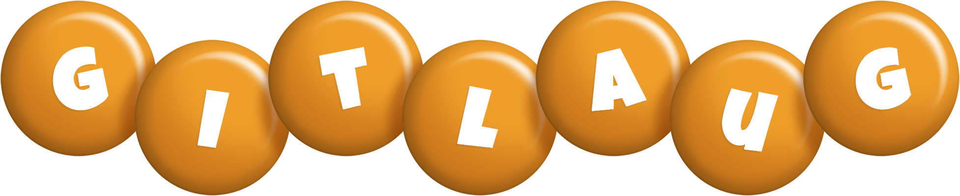 Gitlaug candy-orange logo