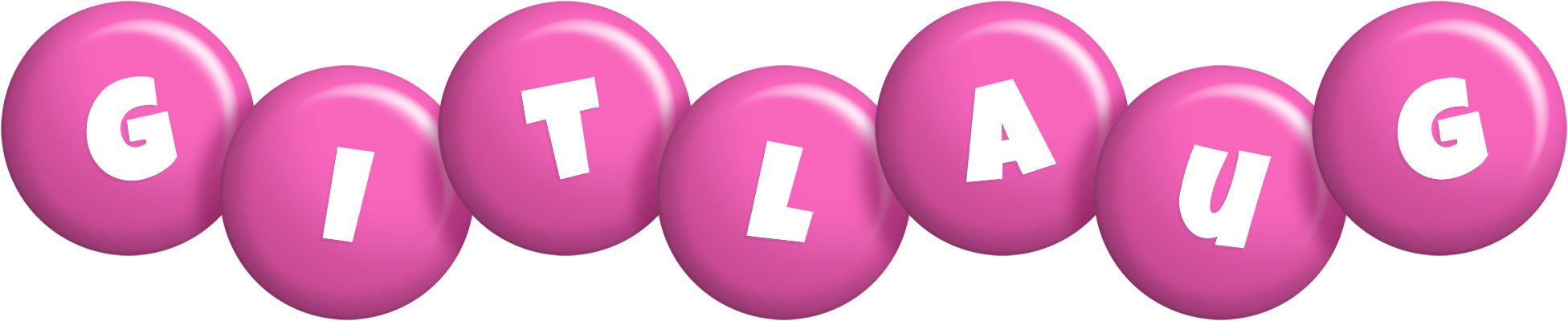 Gitlaug candy-pink logo
