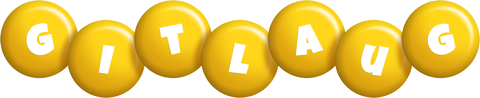 Gitlaug candy-yellow logo