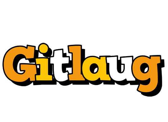 Gitlaug cartoon logo