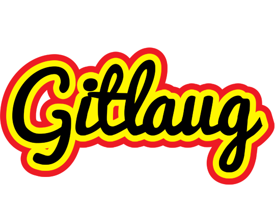 Gitlaug flaming logo