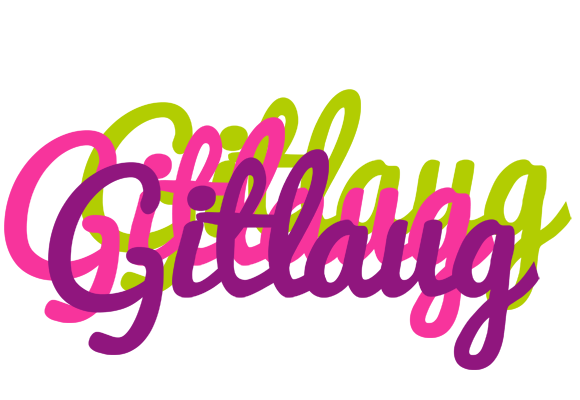 Gitlaug flowers logo