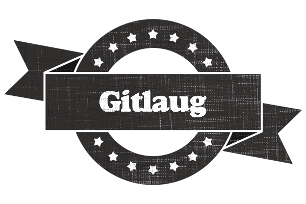 Gitlaug grunge logo