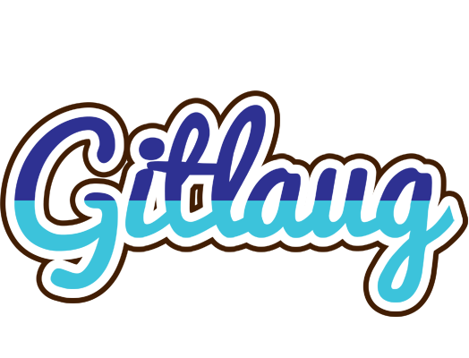 Gitlaug raining logo