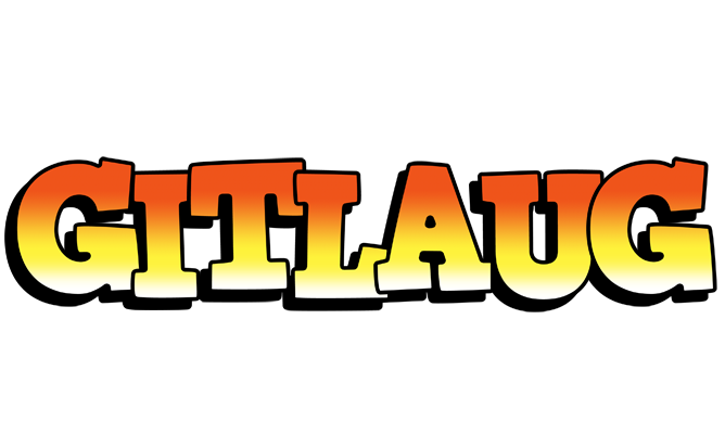 Gitlaug sunset logo