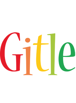 Gitle birthday logo