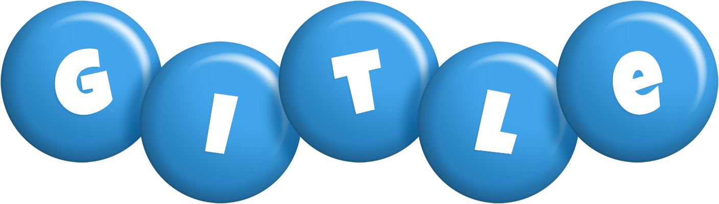 Gitle candy-blue logo