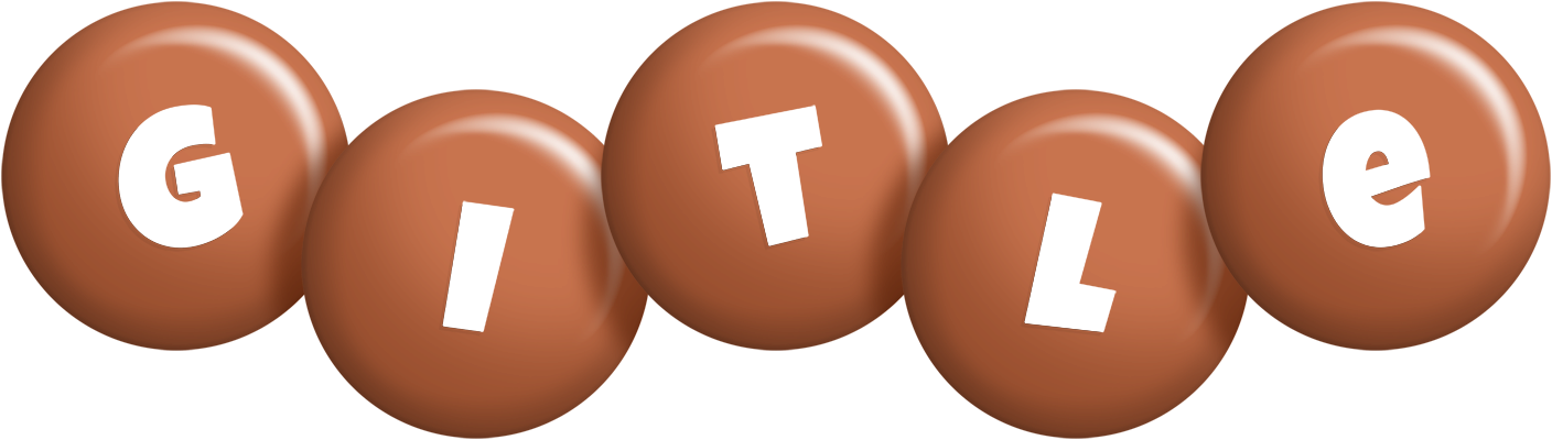 Gitle candy-brown logo