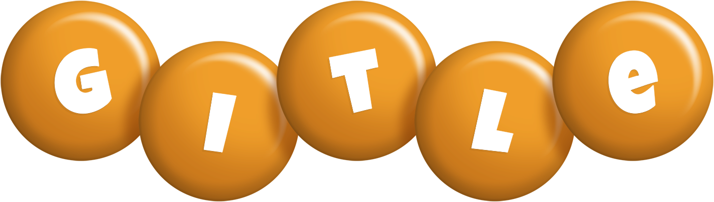 Gitle candy-orange logo