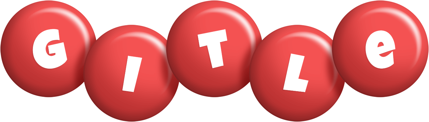 Gitle candy-red logo
