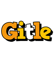 Gitle cartoon logo