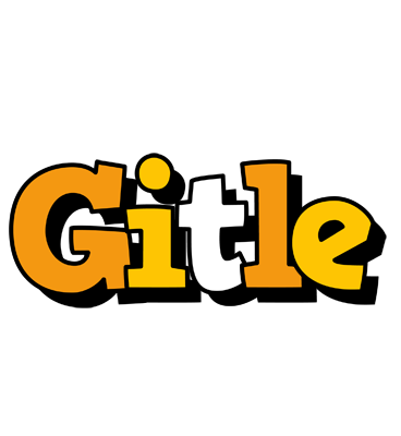 Gitle cartoon logo