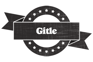 Gitle grunge logo