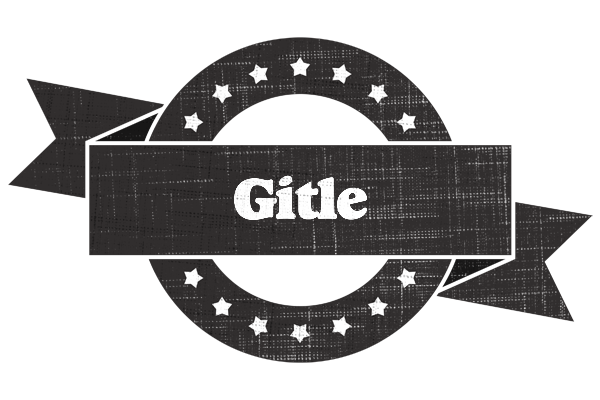 Gitle grunge logo