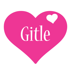 Gitle love-heart logo