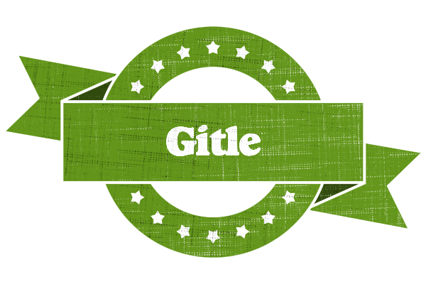 Gitle natural logo