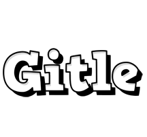 Gitle snowing logo