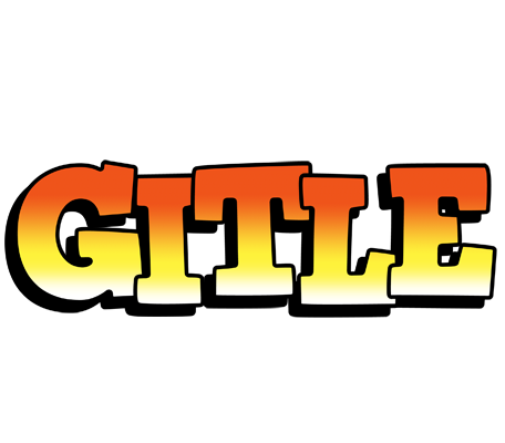 Gitle sunset logo