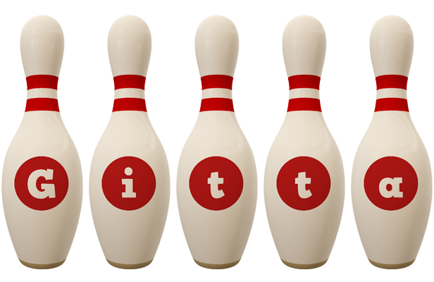 Gitta bowling-pin logo