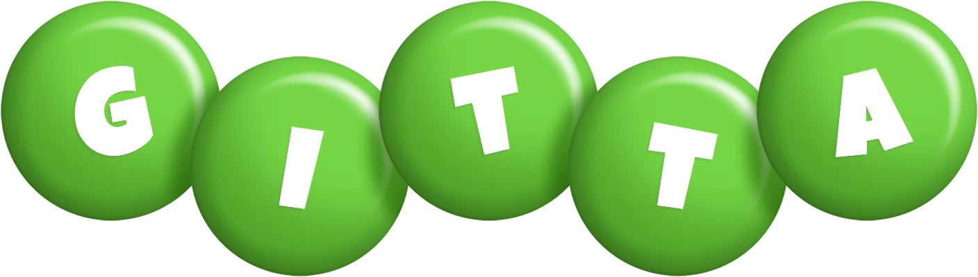 Gitta candy-green logo