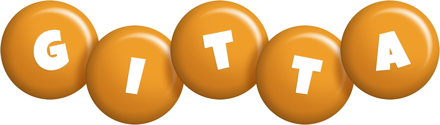 Gitta candy-orange logo