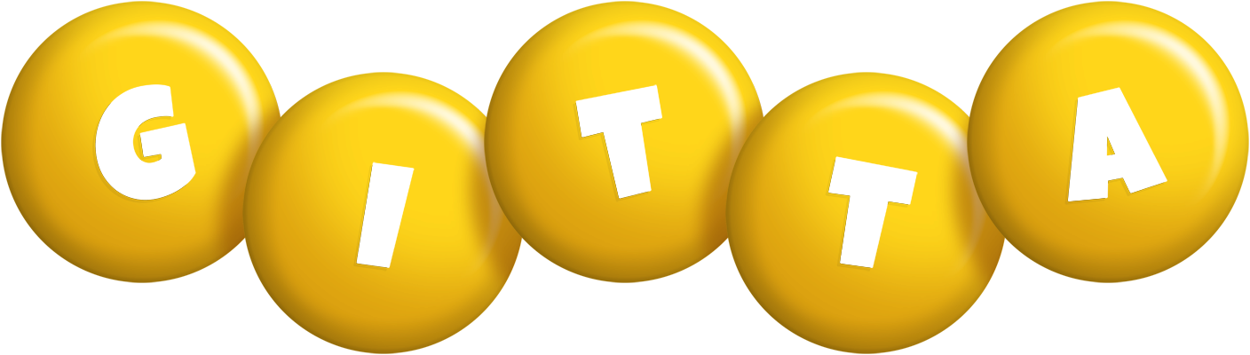 Gitta candy-yellow logo