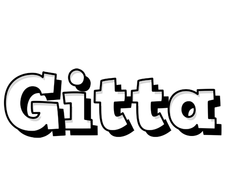 Gitta snowing logo