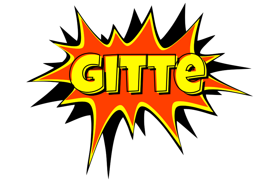 Gitte bazinga logo