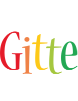 Gitte birthday logo