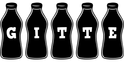 Gitte bottle logo