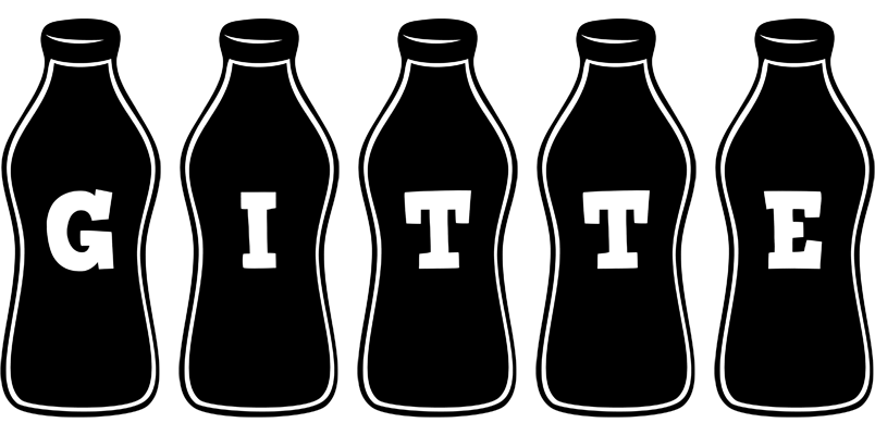 Gitte bottle logo